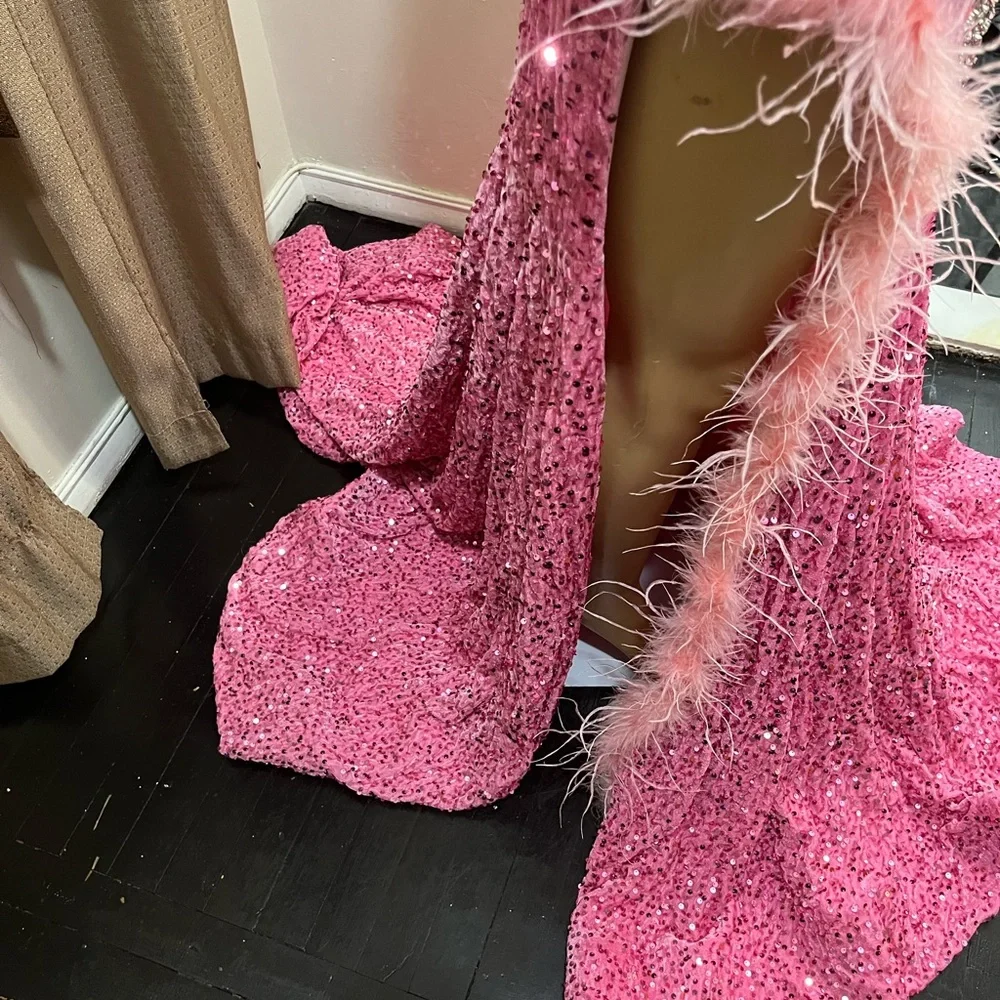 Prom Dress (Pink) - Picture 5 of 13